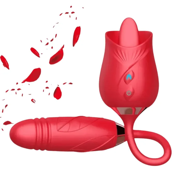 Vibrador sube y baja (Flor de Loto)