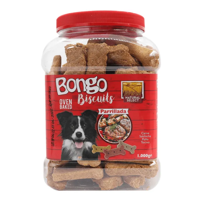 Galletas Para Perro Bongo Parrilla 1000 Gr