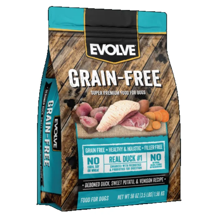 Comida Para Perros Evolve Grain Free Duck 3.5 Lb