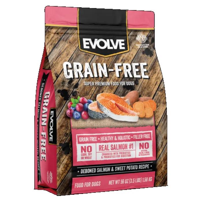 Comida Para Perros Evolve Grain Free Salmon 3.5 Lb