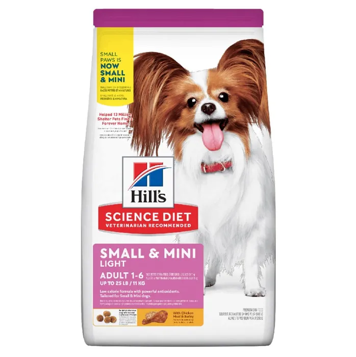 Comida Para Perros Hills Adult Small and Mini Light 15.5 Lb