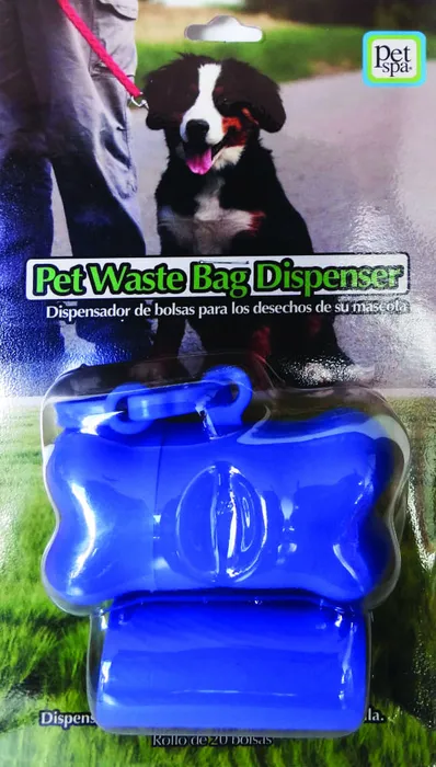 Dispensador + Rollo De Bolsas Desechos 20 Unidades