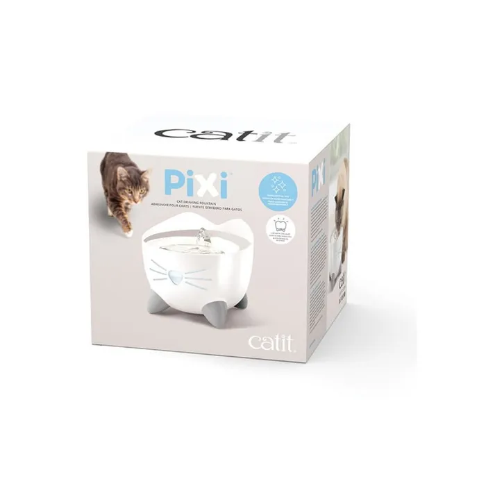 Fuente de Agua Gato Catit Pixi Acero Inoxidable 2,5 Lt