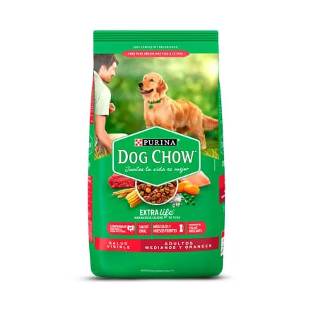 Comida Para Perros Dog Chow Salud 5 Estrellas Adultos Todos Los Tamaños 22,7 Kg