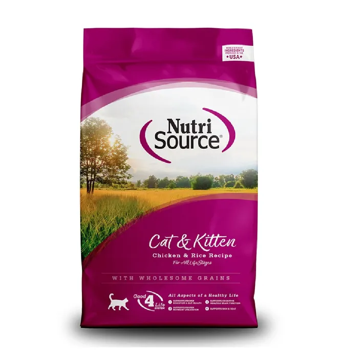 Comida Para Gatos Nutrisource Adult & Kitten Chicken & Rice 2,9 Kg