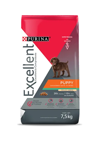 Comida Para Perros Excellent Puppy Razas Medianas y Grandes 3 Kg