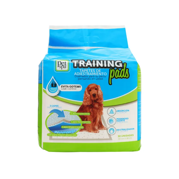 Tapete Trainning Perro Pañal Pet Spa Tradicional X 30 Und