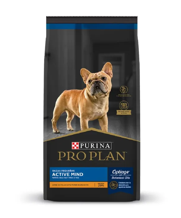 Comida Para Perros Pro Plan Active Mind Raza Pequeña 3 Kg