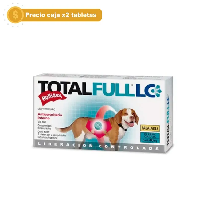 Antiparasitario Para Perros Holliday Total FLC Raza Pequeña