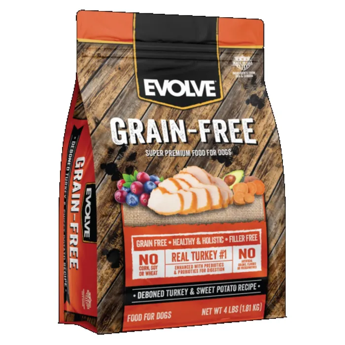 Comida Para Perros Evolve Grain Free Turkey 4 Lb