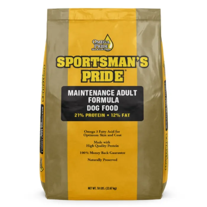 Comida Para Perros Sportsmans Pride Maintenance 21 - 12 Pollo 50 Lb