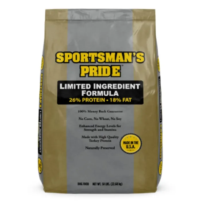 Comida Para Perros Sportsmans Pride Limited Ingredient 26-18 Pavo 4 Lb