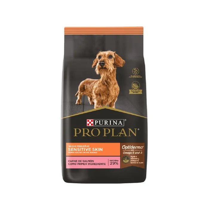 Comida Para Perros Pro Plan Sensitive Skin  Razas Pequeñas Salmon 1 Kg