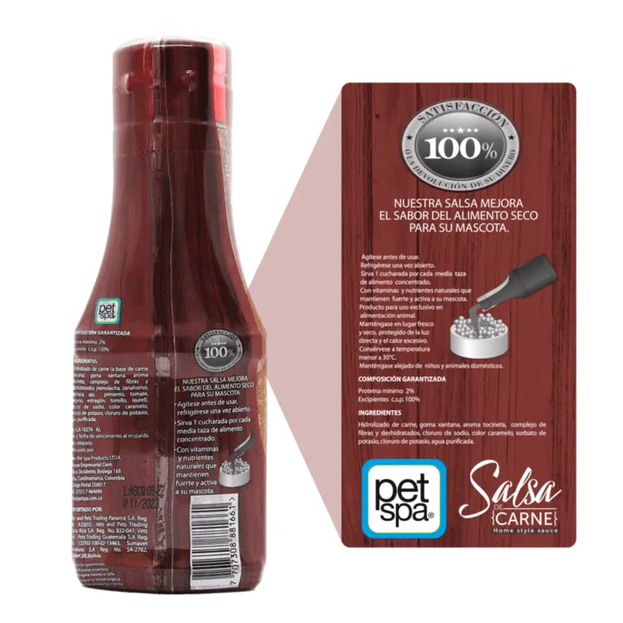 Salsa Snack Para Perros Natural Select Carne 180 Ml