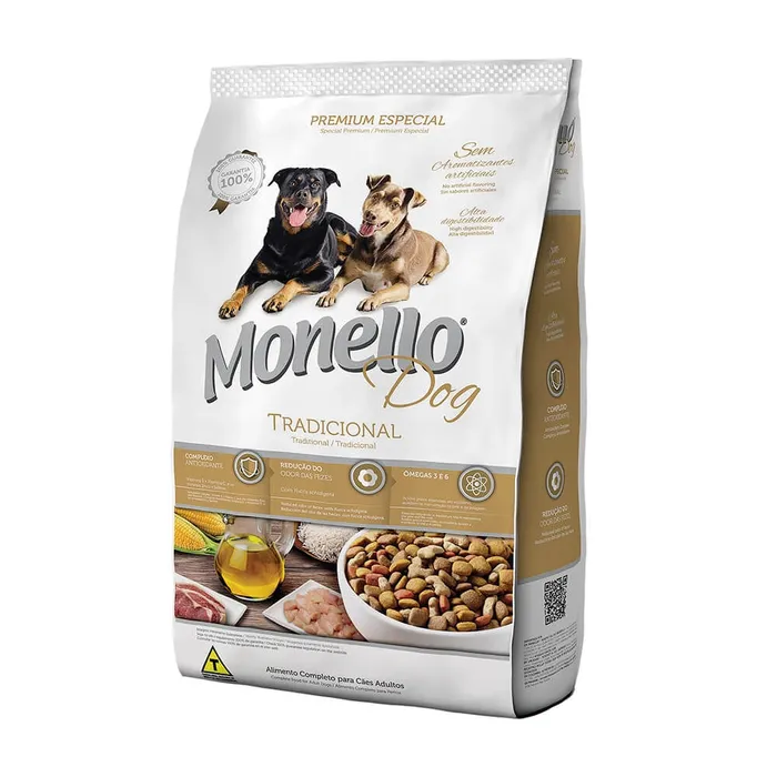 Comida Para Perro Monello Dog Tradicional 15 kg