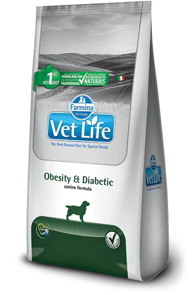 Comida Para Perros Vet Life Canine Obesity & Diabetic Mini Breeds 2 Kg