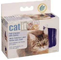 Cepillo Para Gato Rasca Carita Auto Cepillado Cat It Azul