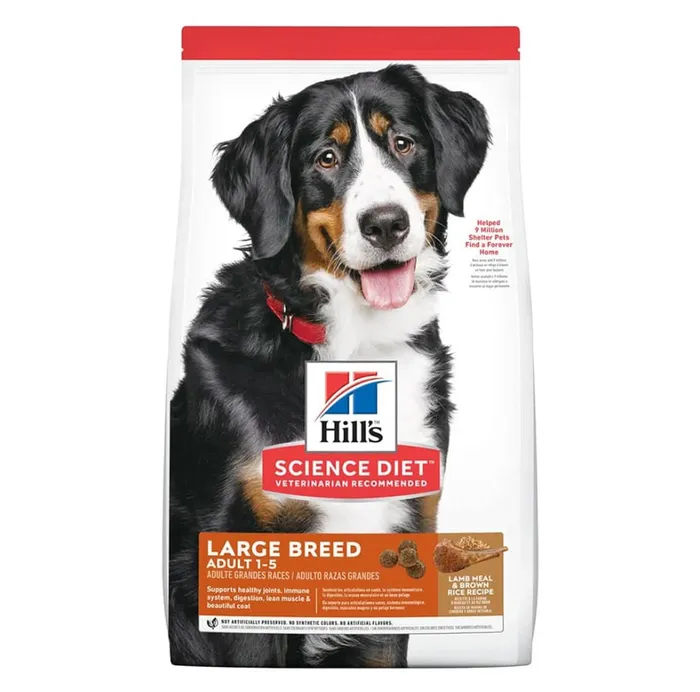 Comida Para Perros Hills Adult Large Breed Lamb Meal & Rice Recipe 33 Lb