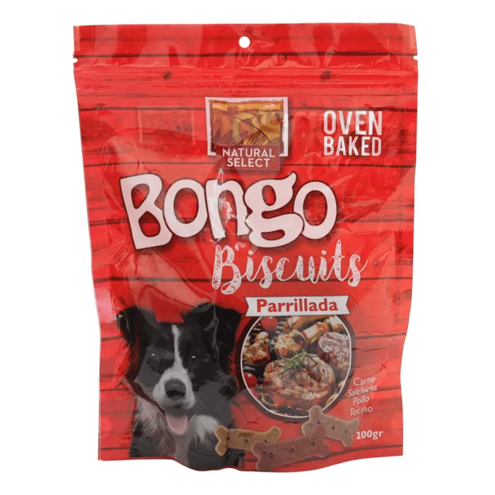 Galletas Para Perro Bongo Parrilla 200 Gr