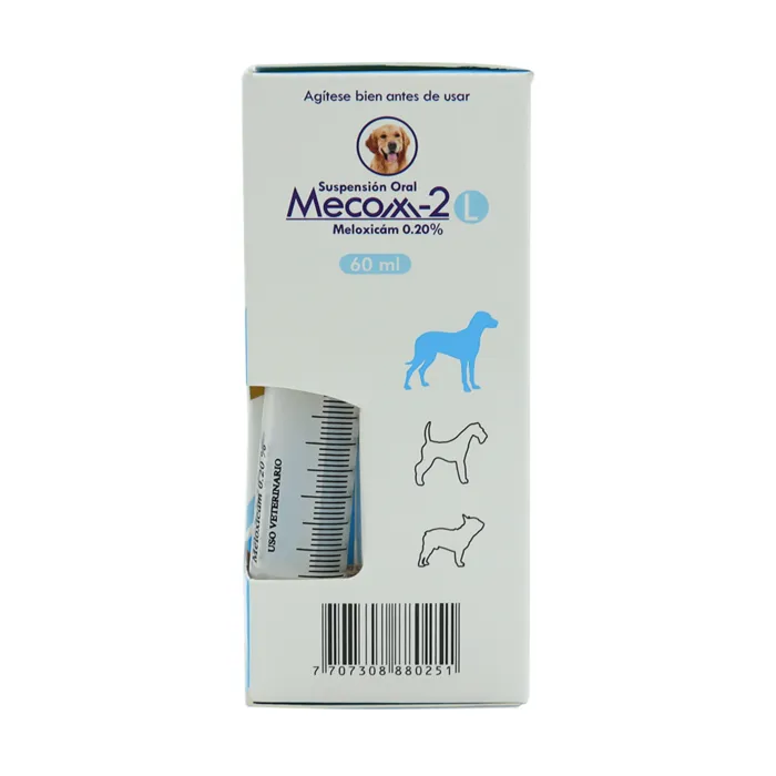 Anti Inflamatorio y Analgesico Mecox-2 Sus Oral 60 Ml