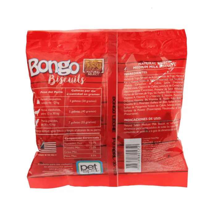 Galletas Para Perro Bongo Leche 100 Gr Galletas Para Perro Bongo Leche De 100 Gr