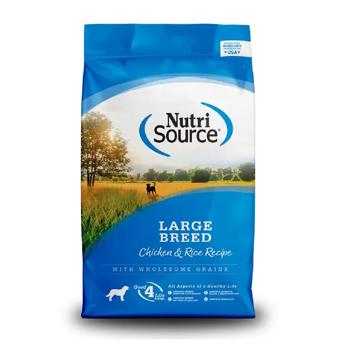 Comida Para Perros Nutrisource Large Breed Adult Chicken & Rice 13,6 Kg