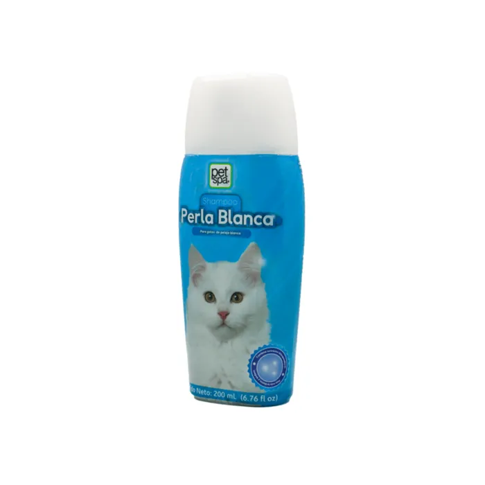 Shampoo Gatos Perla Blanca 200 Ml