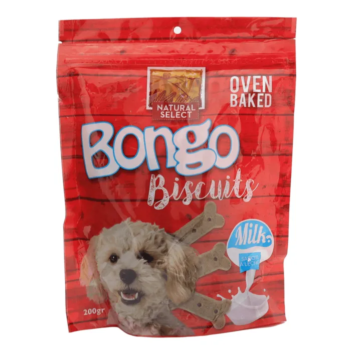 Galletas Para Perros Bongo Leche 200 gr Galletas Para Perro Bongo Leche 200 Gr