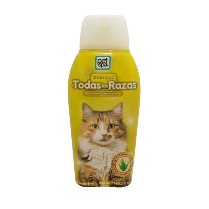 Shampoo Gatos Todas las Razas 400 Ml