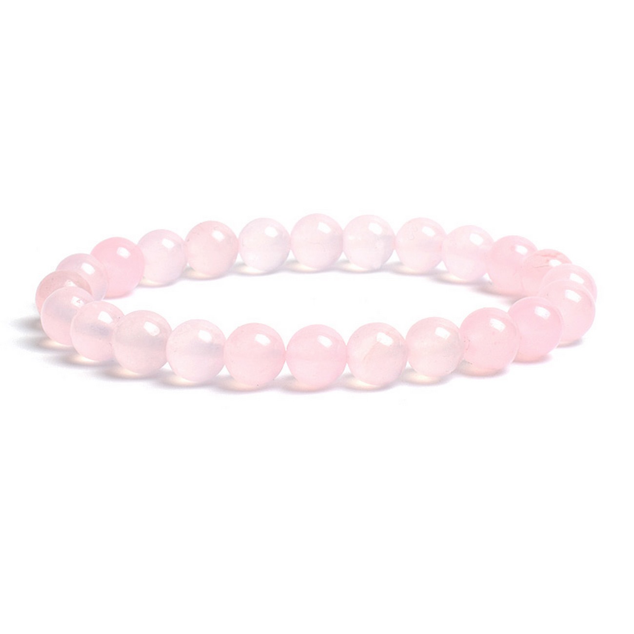 Pulsera Cuarzo Rosa + Estuche