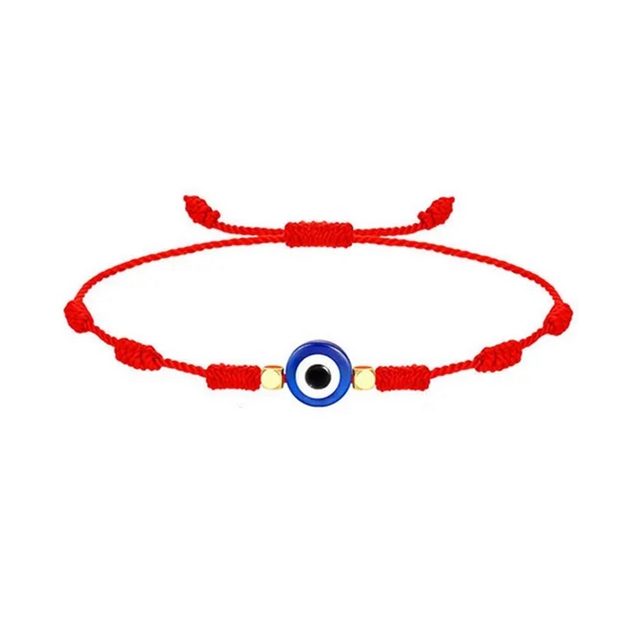 Pulsera Ojo Turco Proteccion Tejida + Estuche 