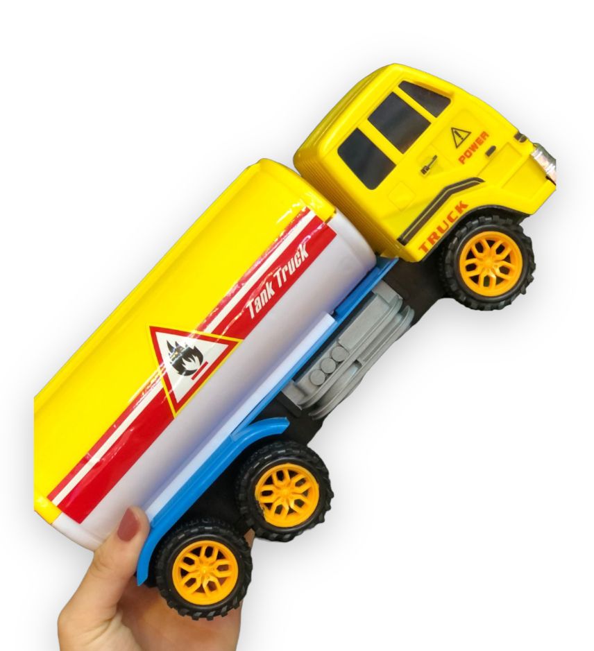 Camión de gasolina de juguete medida 25x10cm 