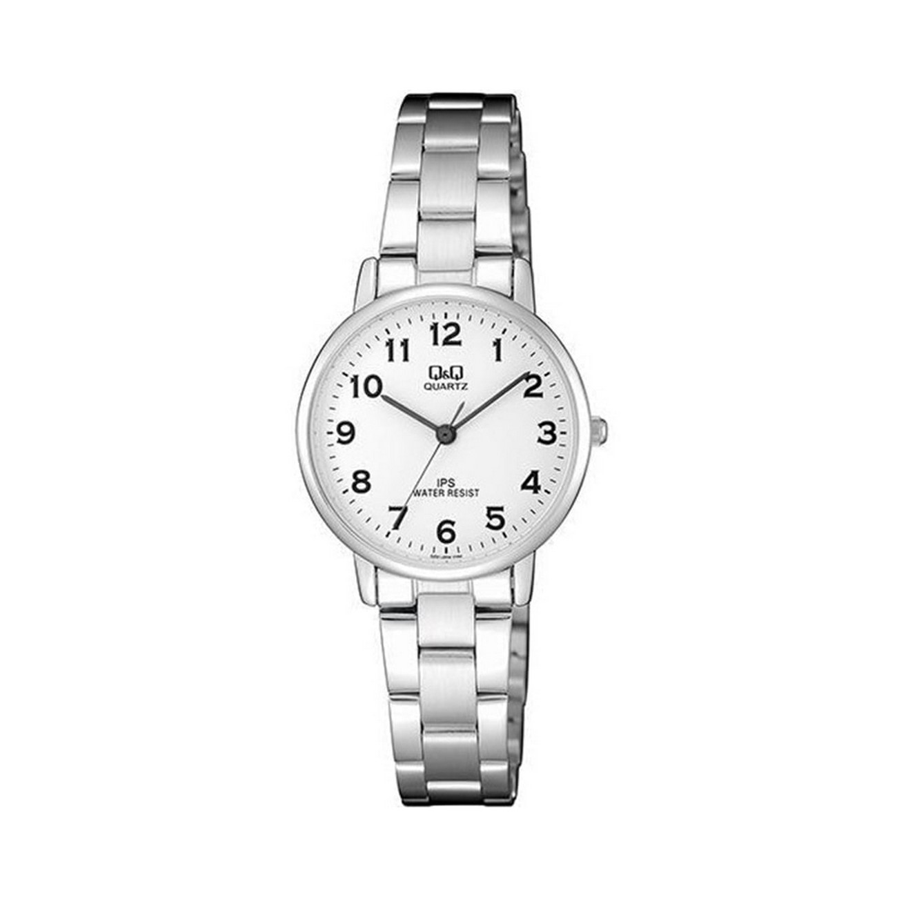 Reloj Q&q Qyq Qz01j2041y Casual Acero Mujer Dama + Estuche 