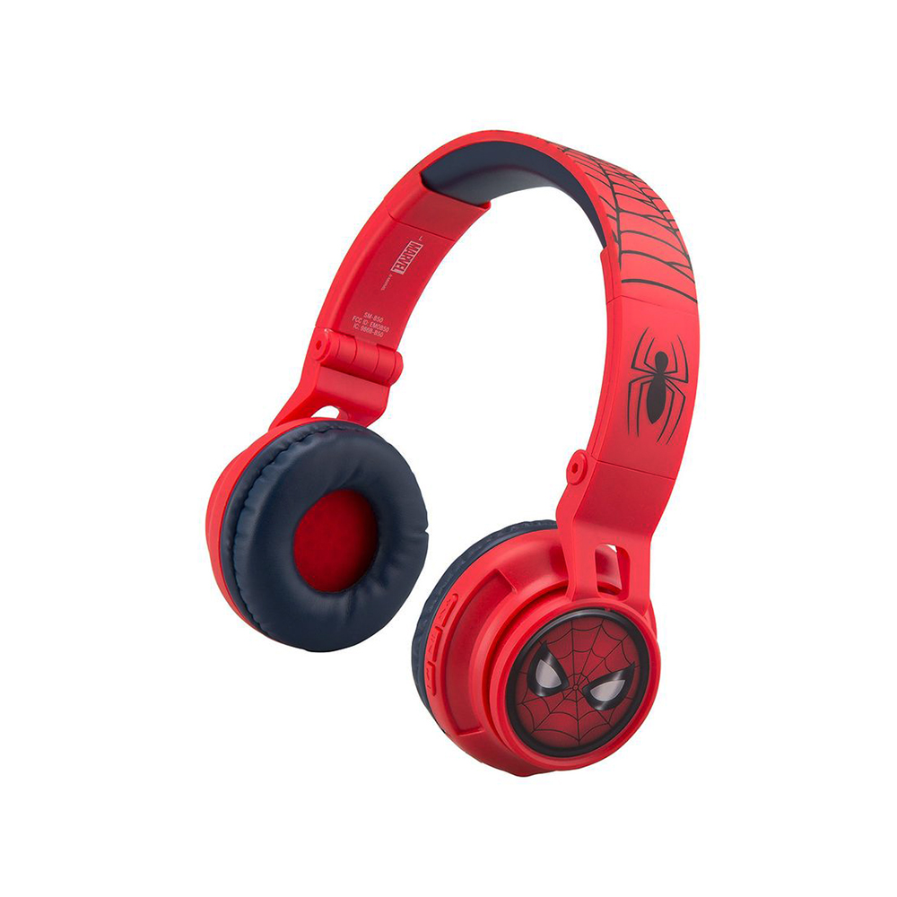 Audífonos Bluetooth De Lujo Spiderman Rojo