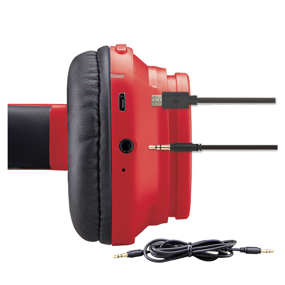 Audífonos Bluetooth De Lujo Spiderman Rojo