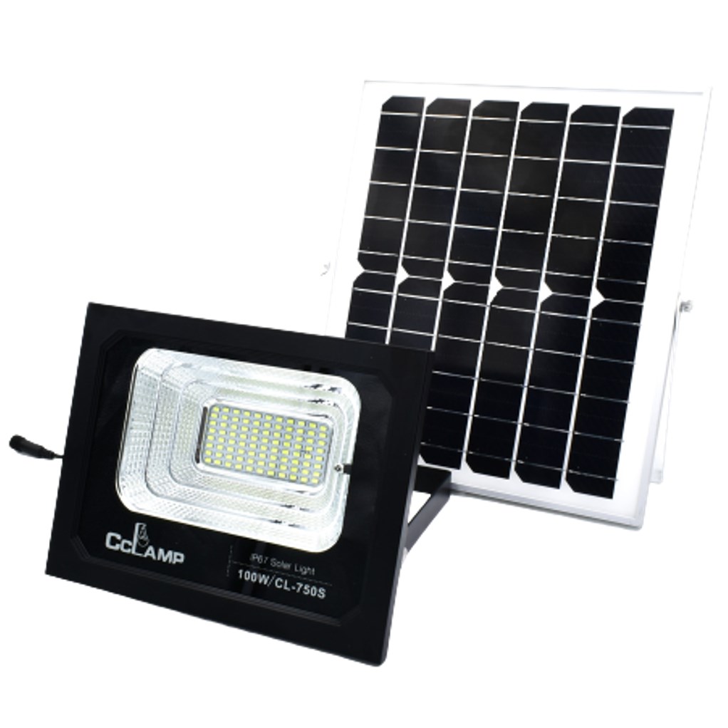 Reflector Solar Con Control 100W 88LED En Aluminio