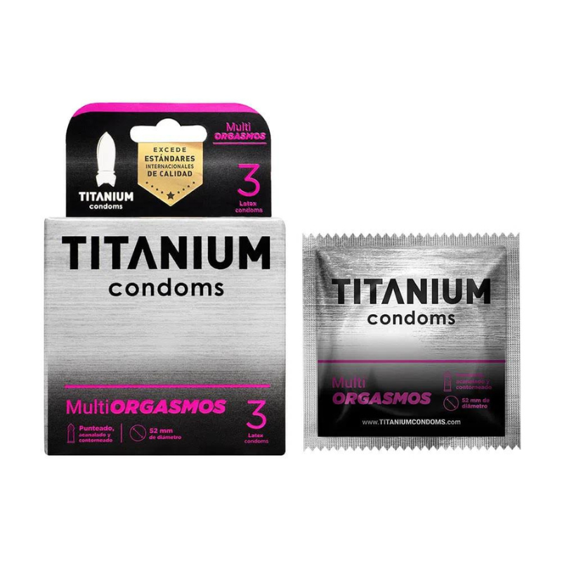 Condones-Titanium-Multiorgasmos-x-3 Condones C/U