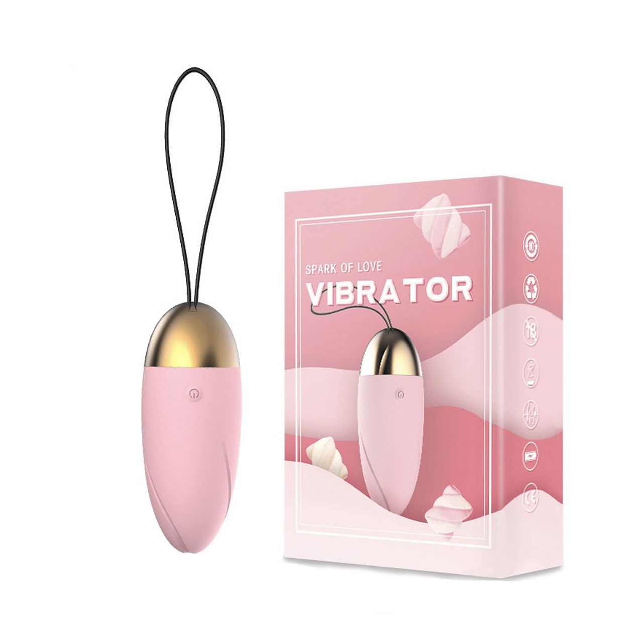 Huevo Vibrador Recargable Rosado LILO