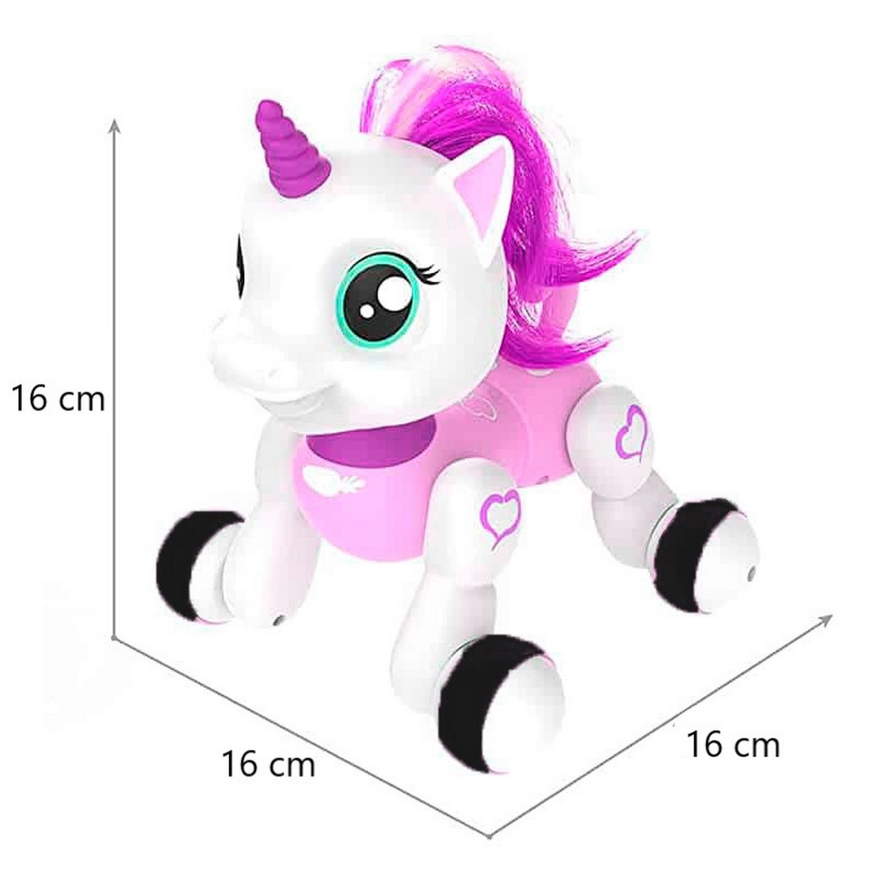 Unicornio Pony Robot Control Remoto Sonidos Y Movimiento