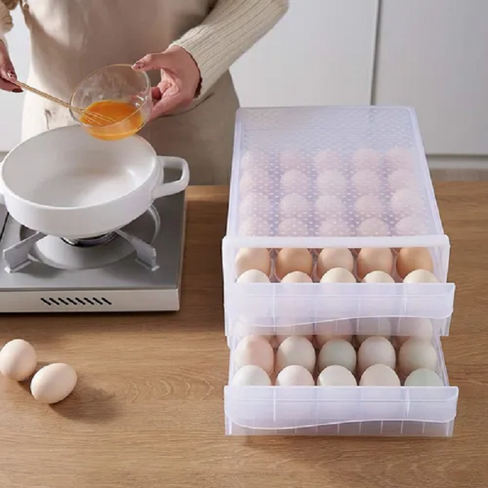 Soporte Para 60 Huevos De Gran Capacidad Con Rejilla