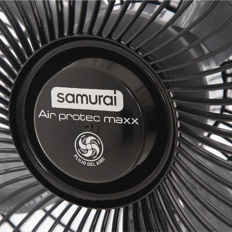 Ventilador SAMURAI AirProtec Maxx 2en1 Negro