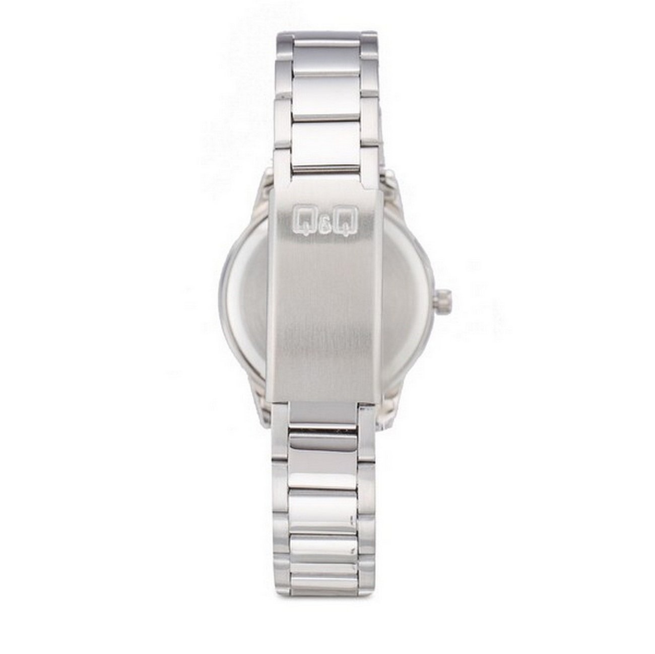 Reloj Q&q Qyq Qa45j201y Casual Acero Mujer Dama + Estuche 