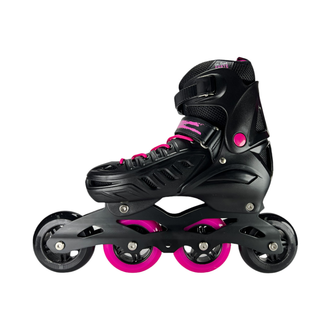 patines-linea-semiprofesionales-ajustables-roller-points-forest-fucsia