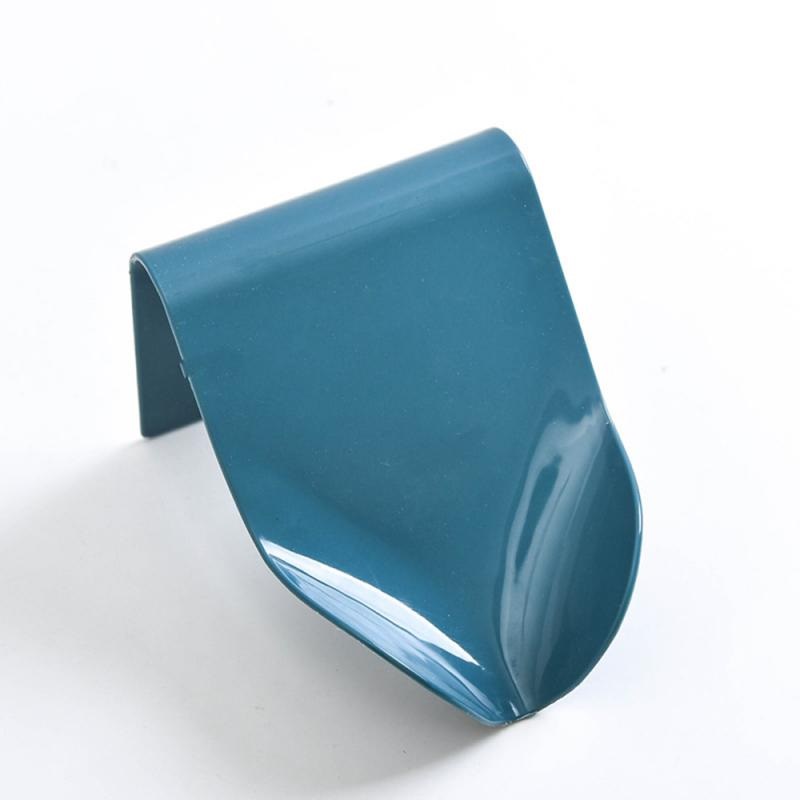 Soporte De Jabon Con Autoadhesivo Para La Pared Color Azul 