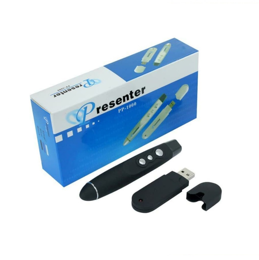 Apuntador laser inalámbrico USB de alta calidad presentador de oficina PP-1000 