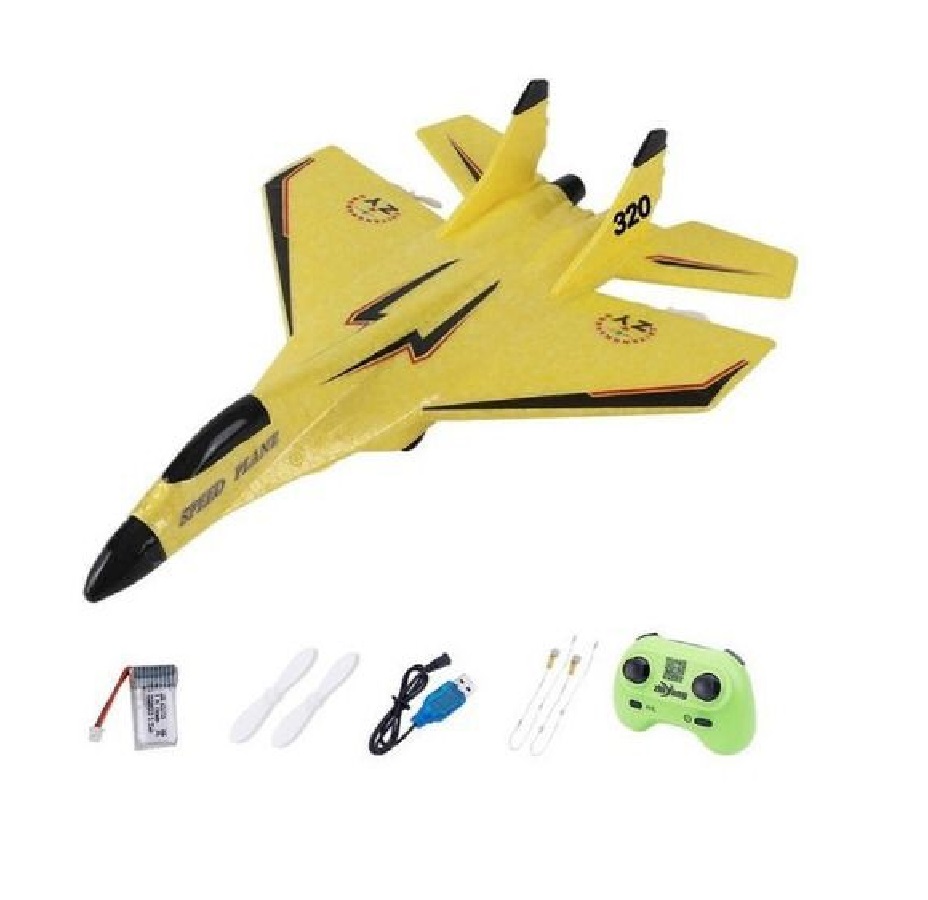 Avión planador a control remoto modelo zy320 de juguete 