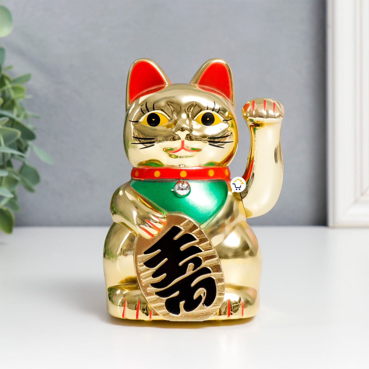 Gato de la Suerte Figura Decorativa Móvil Maneki Neko 0256A