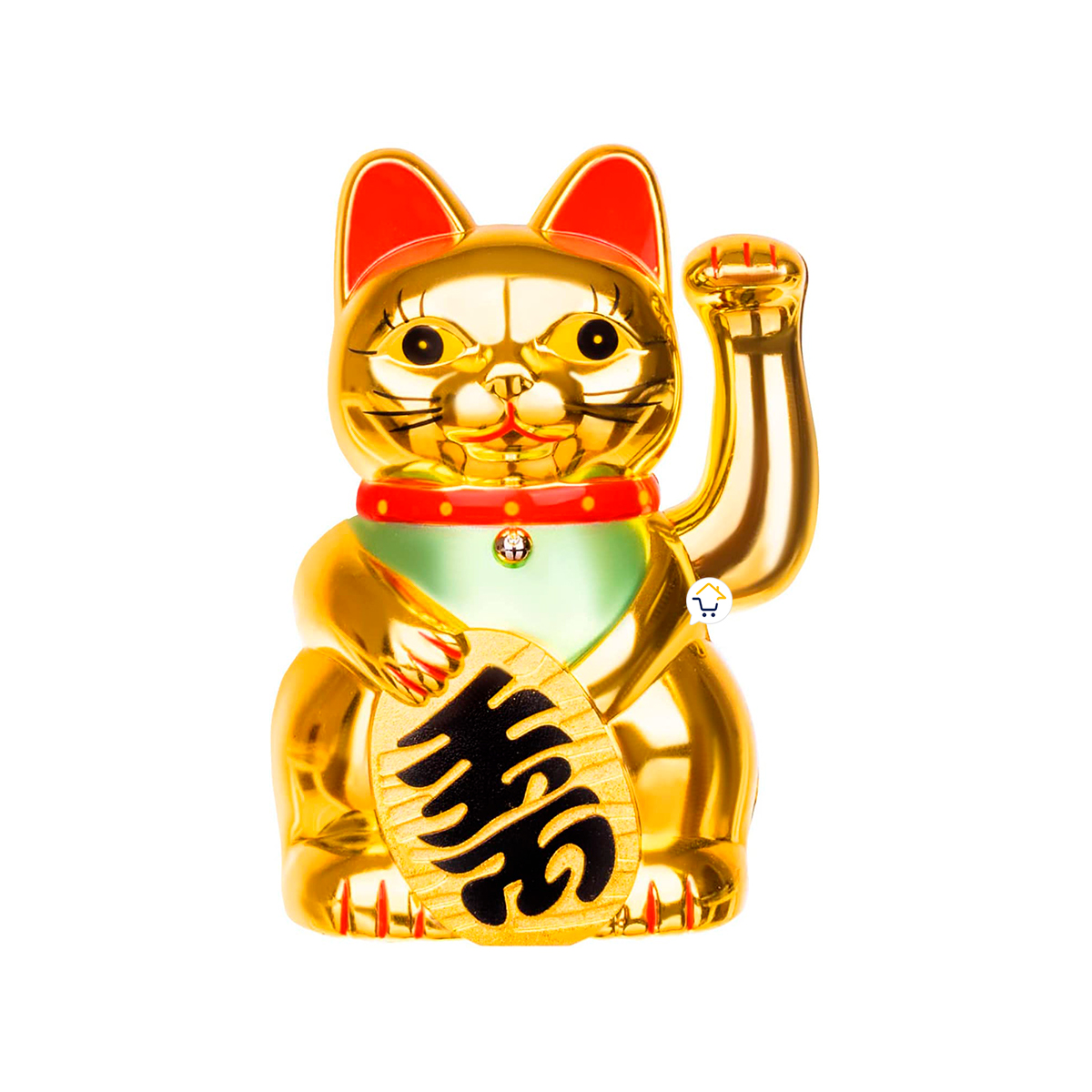 Gato de la Suerte Figura Decorativa Móvil Maneki Neko 0256A