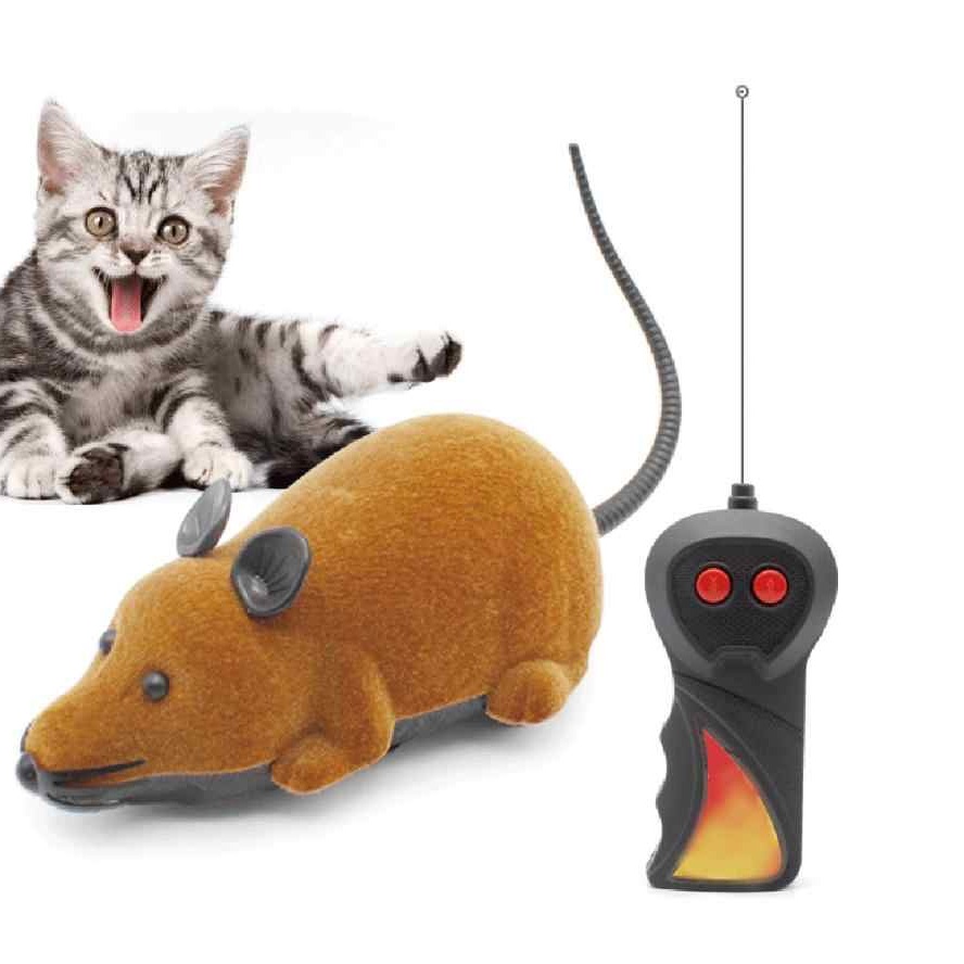 Juguete Ratón A Control Remoto Didáctico Para Gatos  