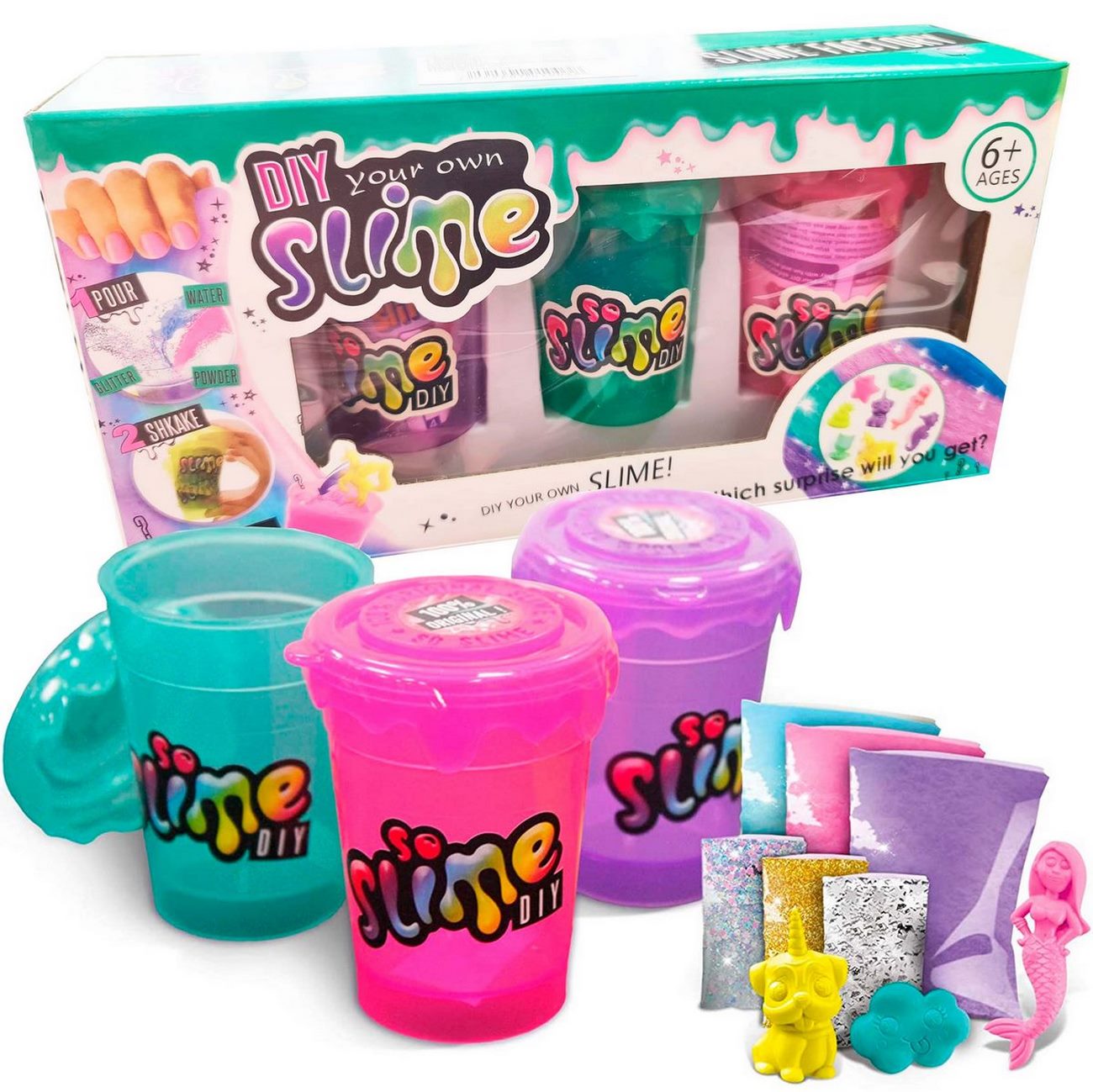 Slime Kit Slime Supplies Kit Para Hacer Slime Para Niñas